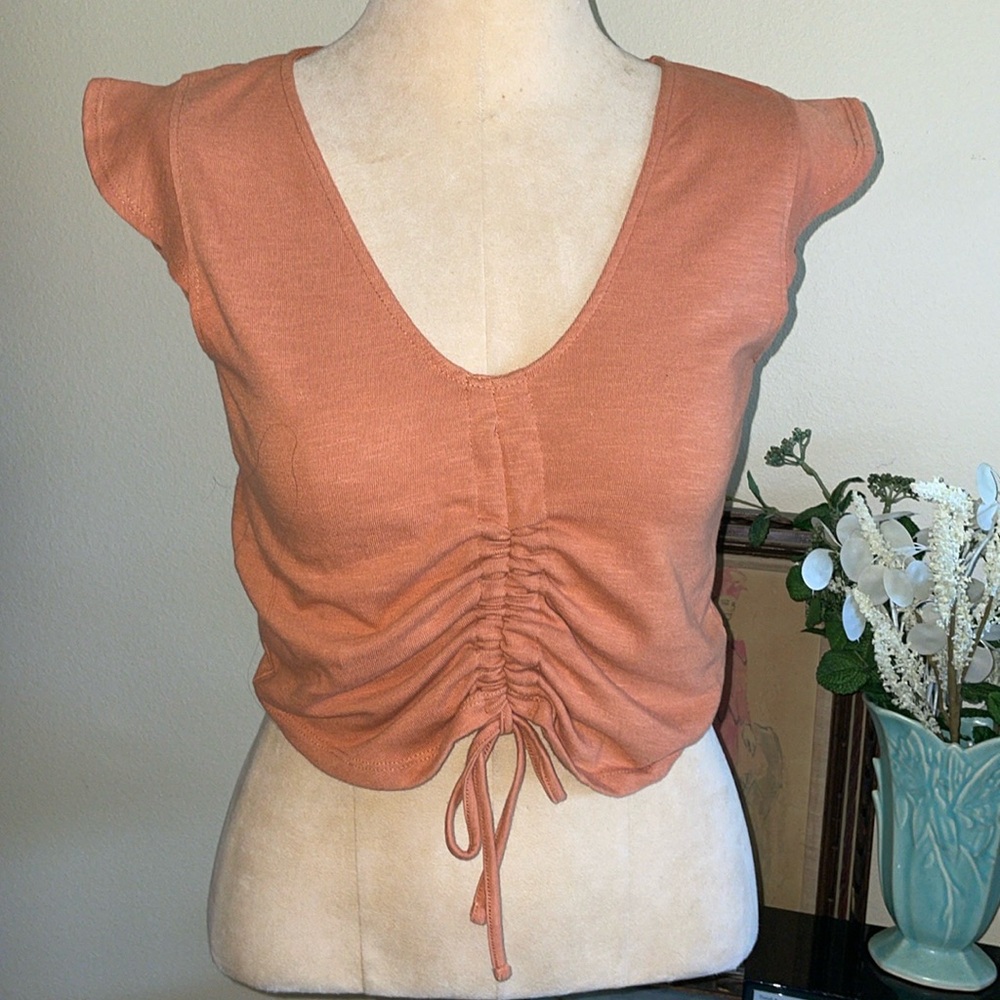Roxy Cinched Crop Top